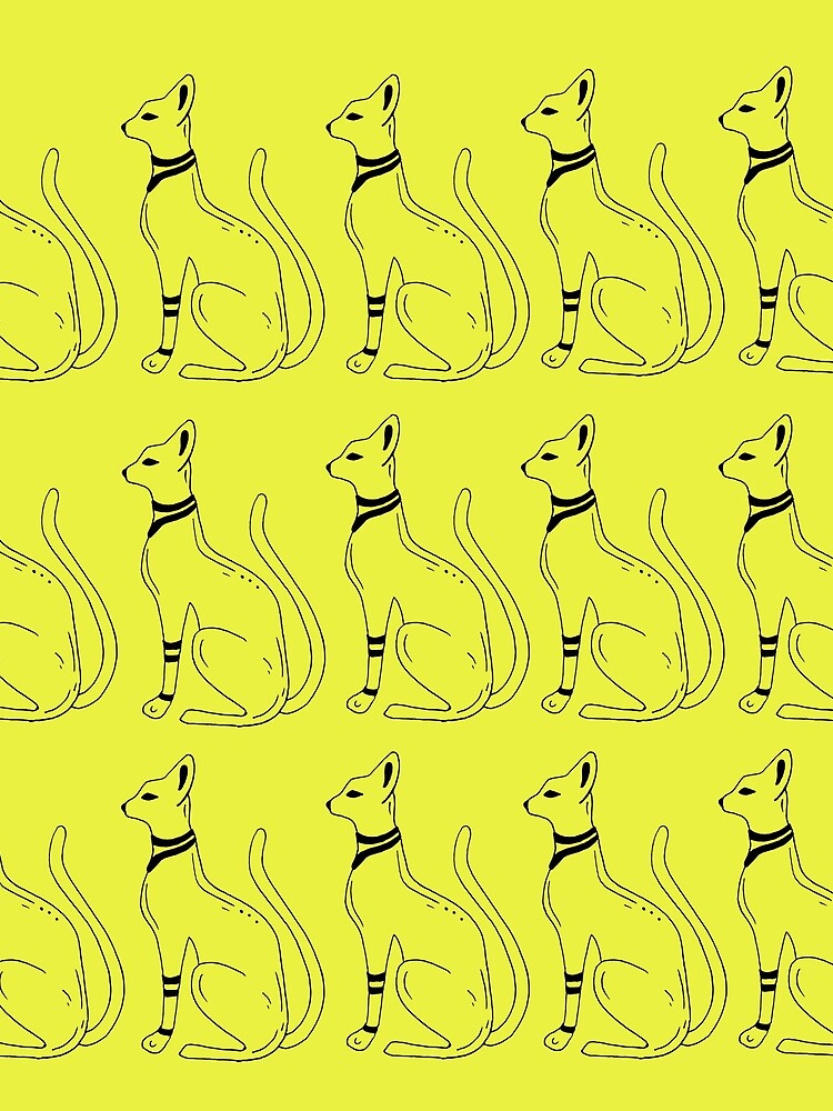 egypt cats pop art by ilustra-ink