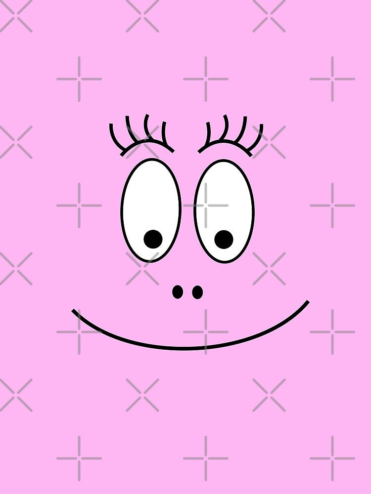 Barbapapa Retro Face Nostalgia 80s by retrologie