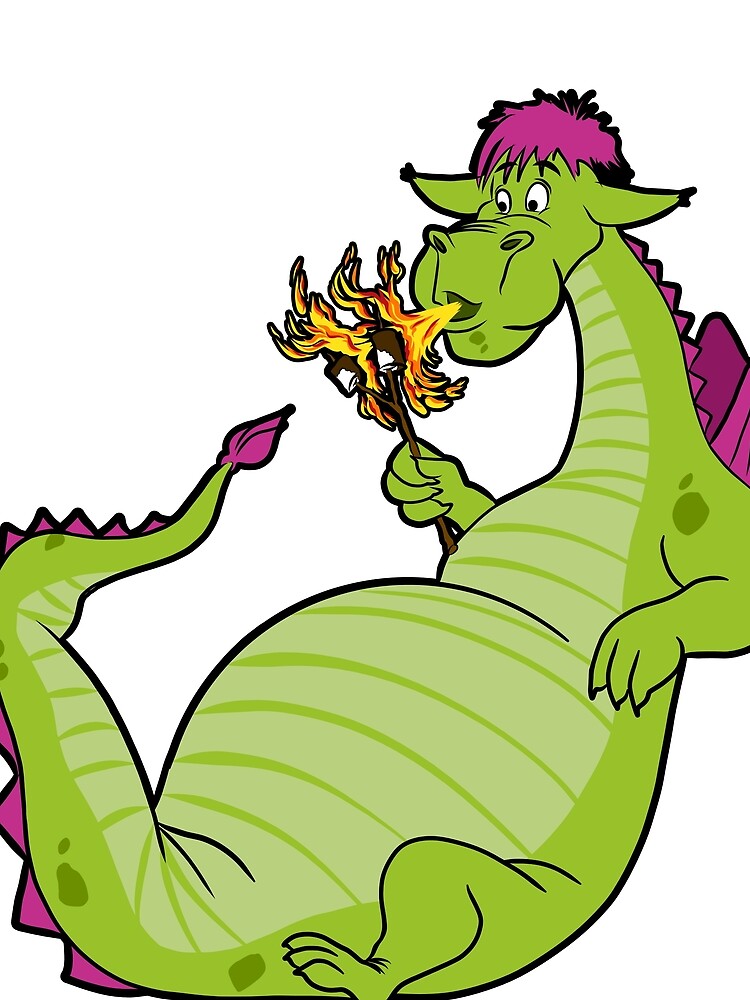 Elliot the Fire Breathing Dragon by JohnNettlesArt
