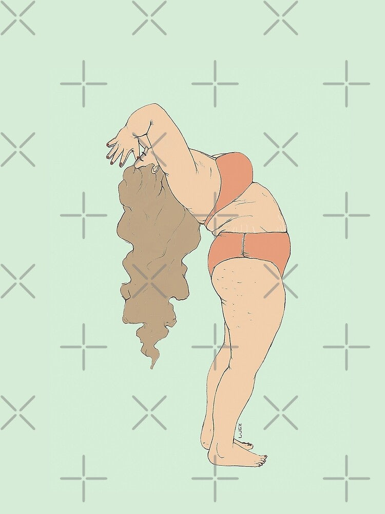 INHALE EXHALE NAMASTE POSITIVE BODY IMAGE YOGA PRACTICE by Pastelove