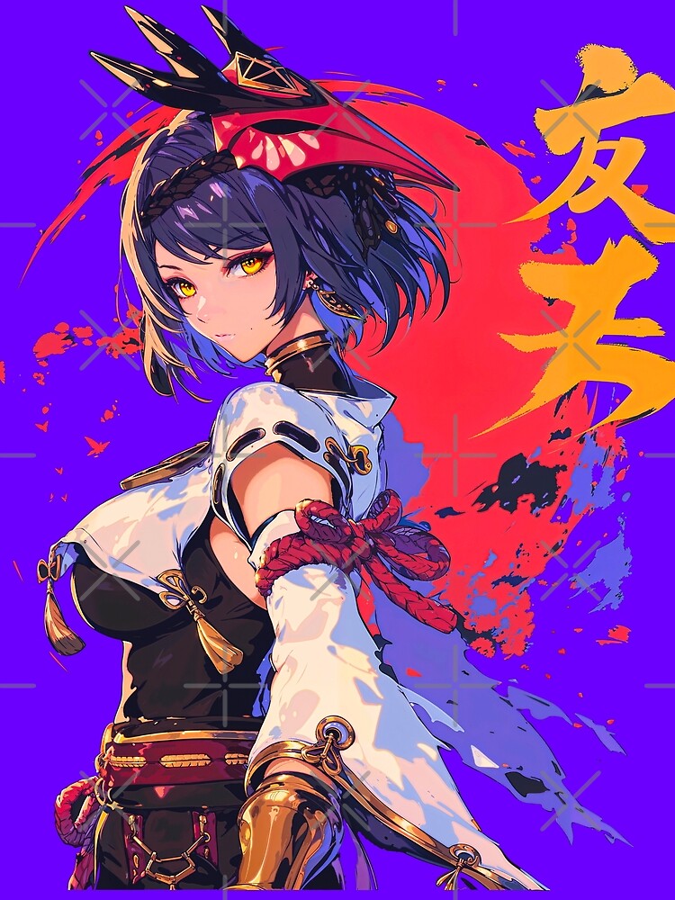 Kujou Sara Genshin Impact by Senpaiwaves