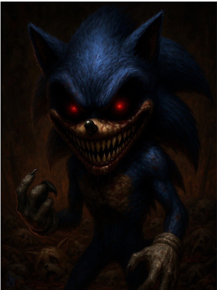 Sonic.EXE | Nightmare Speed Horror Art by Untamed Ink