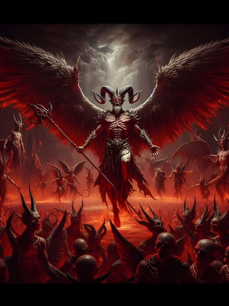 Ruler of Hell Fallen Angel by GalleryBrisArt