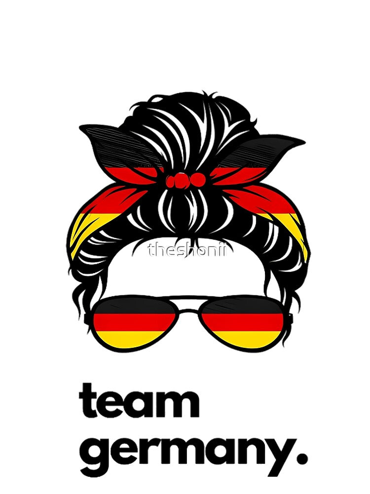 Team Germany Messy Bun by theshonii