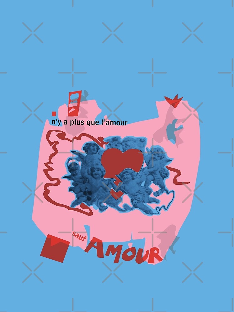 BEAT IT 'Amour' Video T-Shirt: Sauf AMOUR Cherubs (n’y a plus que l’amour) by SWG Mixes & Merchandise