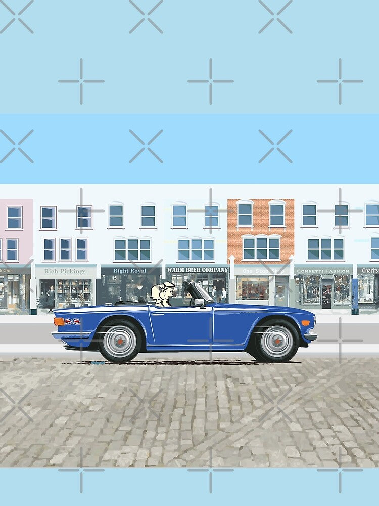 Sapphire Blue color TR6 – the Classic British Sports Car by Bigs66