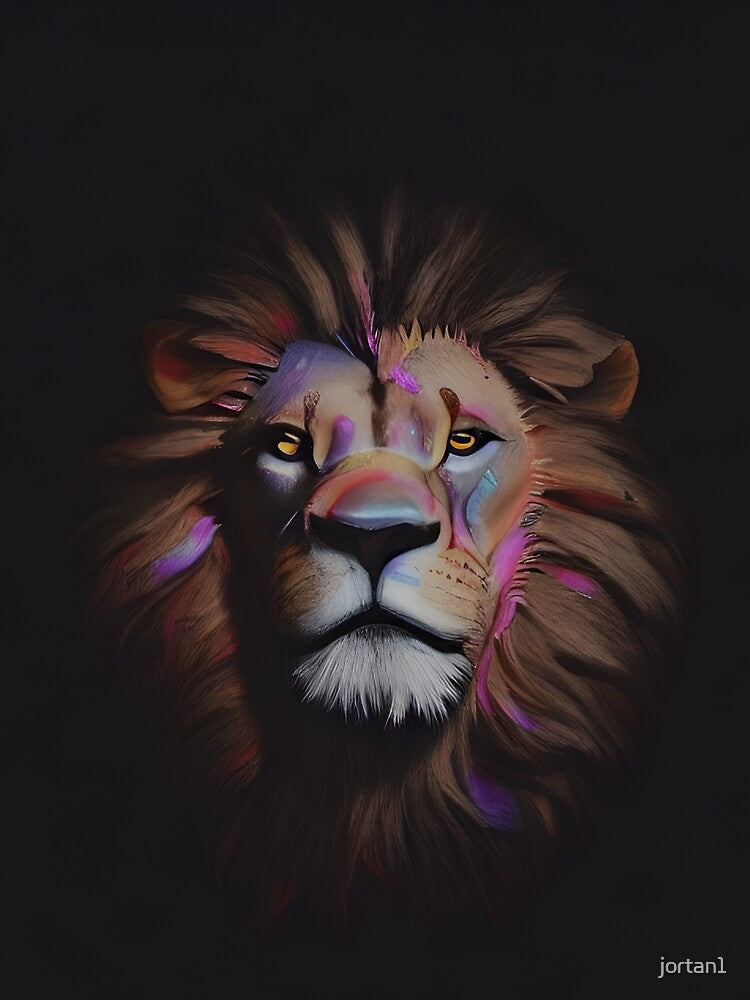 Lion Face Art by jortan1