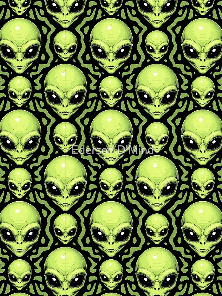 Green Alien - Pattern by Ederson D'Mind