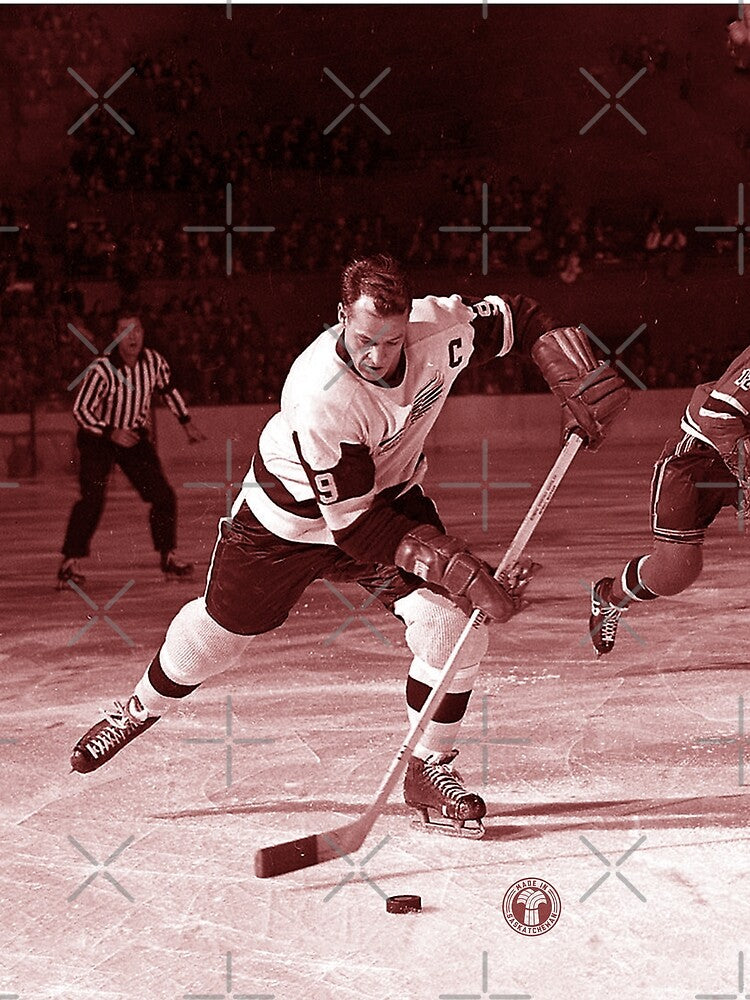 Gordie Howe #9 by madeinsask