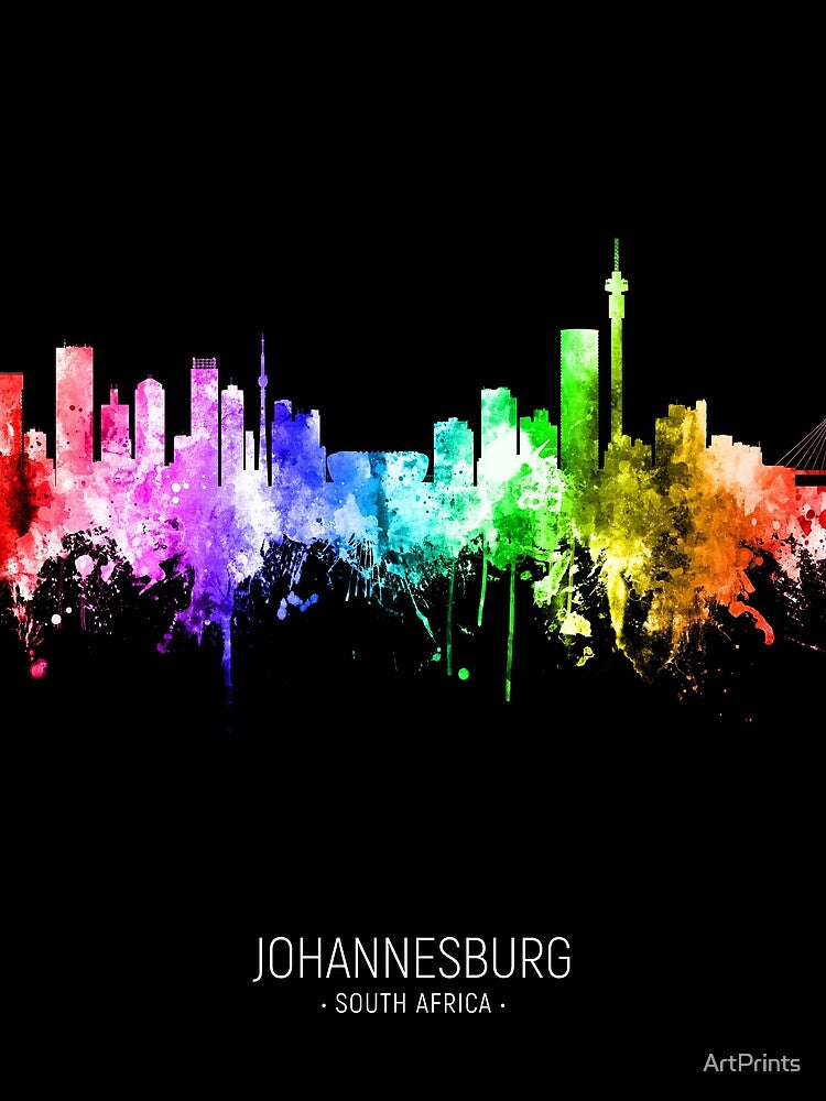 Johannesburg South Africa Skyline by ArtPrints