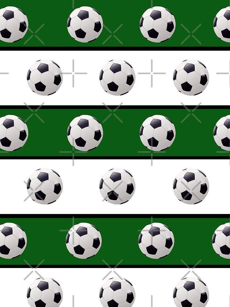 Football Dark Green, White & Black - FOOT0009 by 3-Starfish