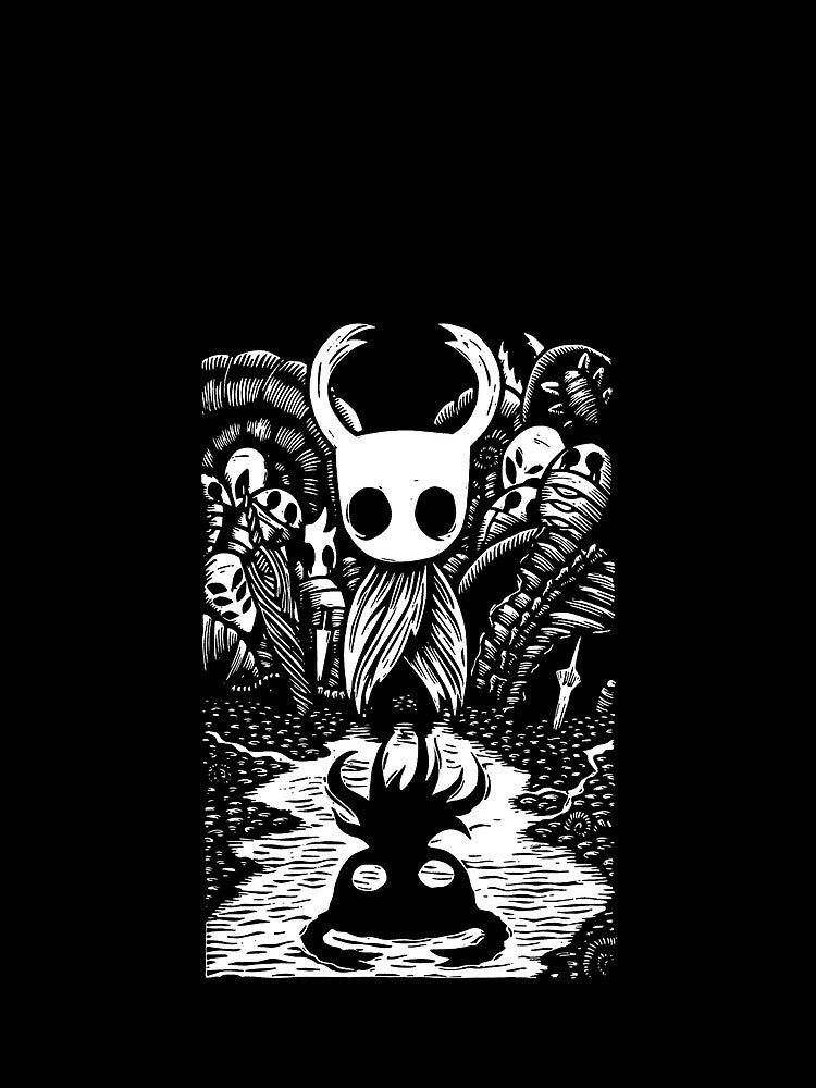 Ghost Knight Graphic Art Hollow Knight Funny Game by MeriCummin