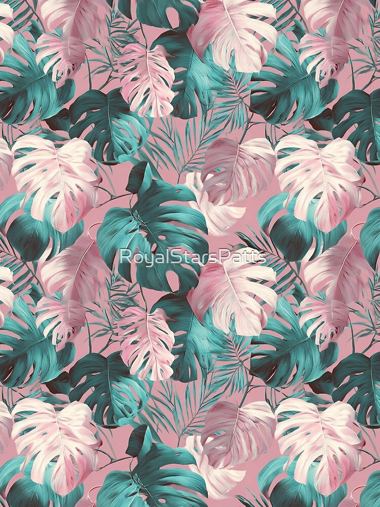 Beautiful Tropical Flower Print  - Flower Bouquet Pattern  - Gifts For Coworkers by RoyalStarsPatts