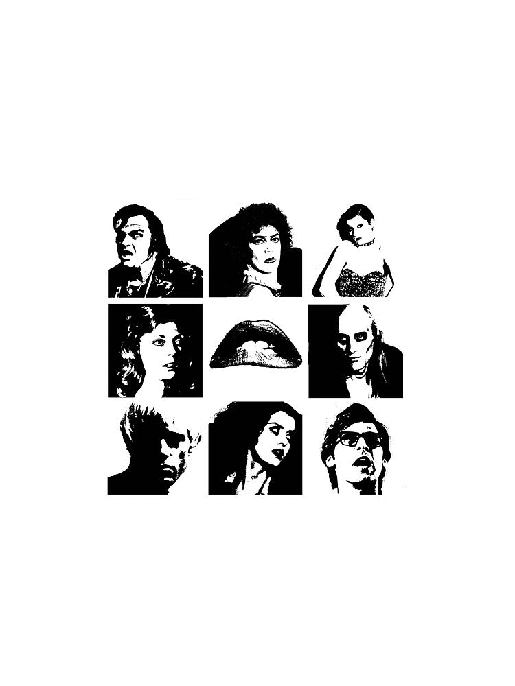 Rocky Horror Show Characters Classic by Abakikii
