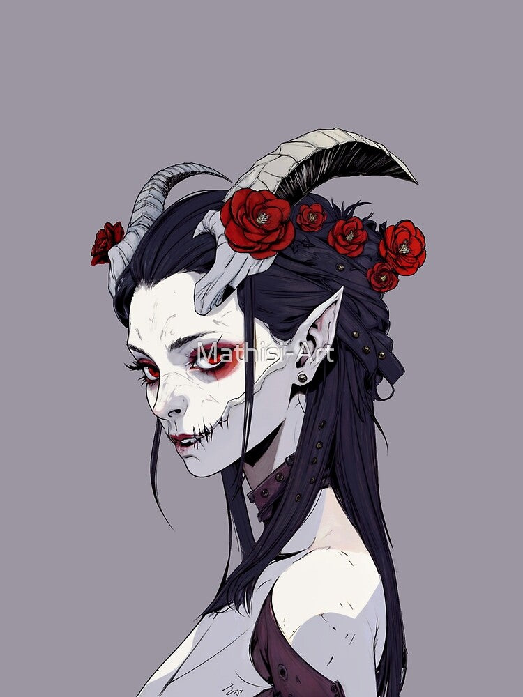 Demon woman by Mathisi-Art