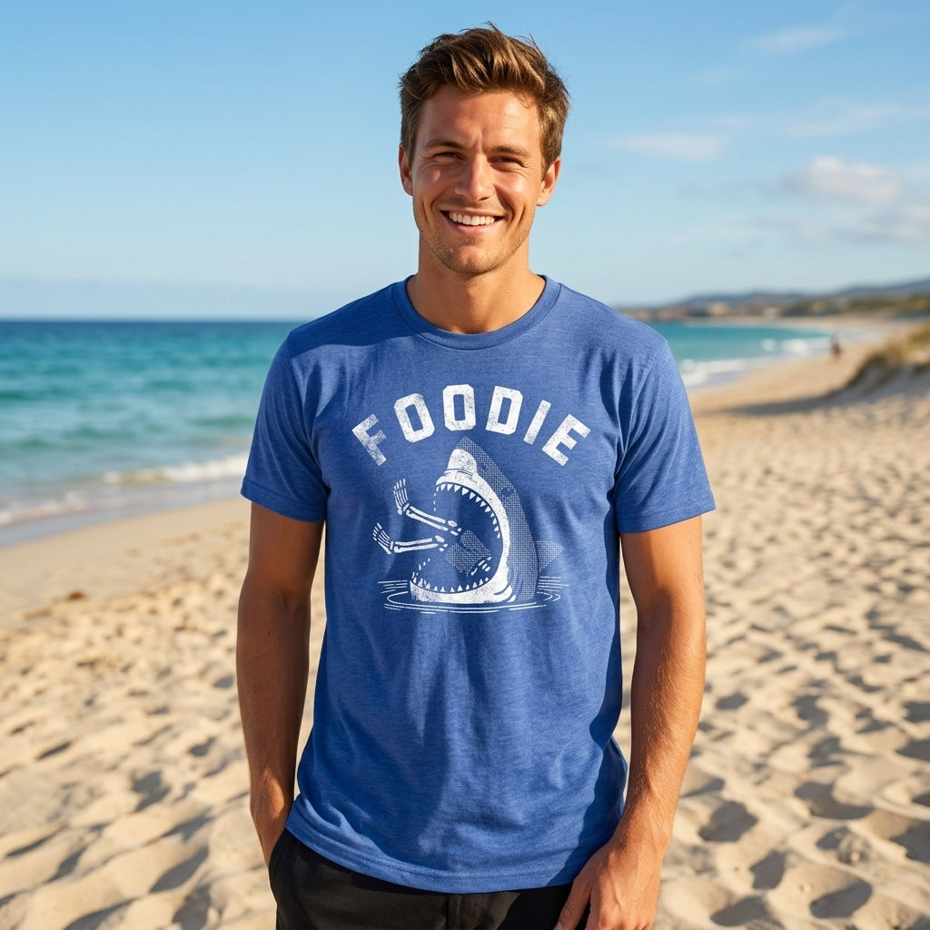 Foodie Shark Men's T Shirt