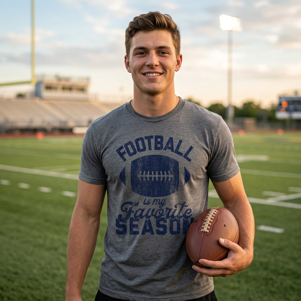 Football Is My Favorite Season Men's T Shirt