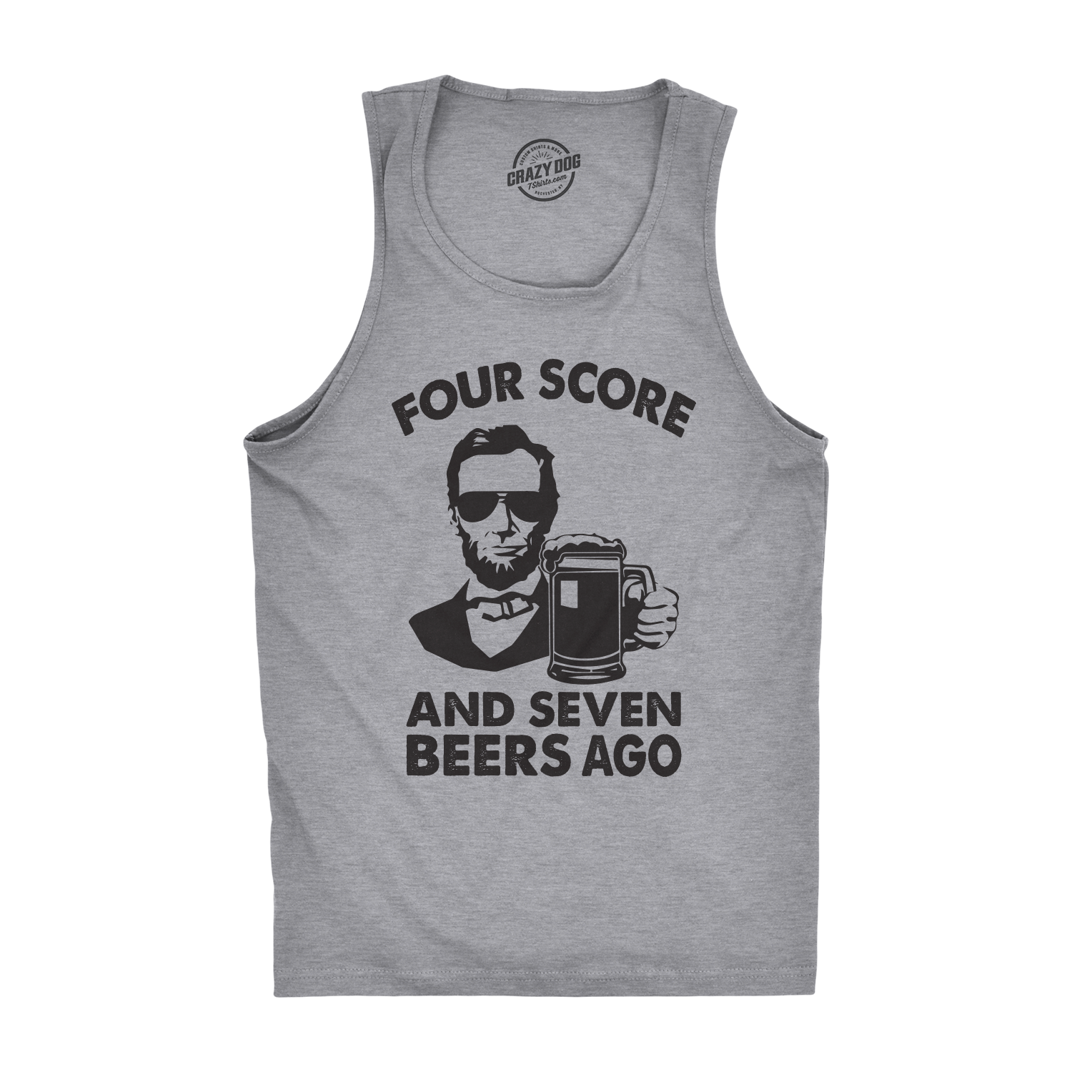 Four Score And Seven Beers Ago Men's Tank Top