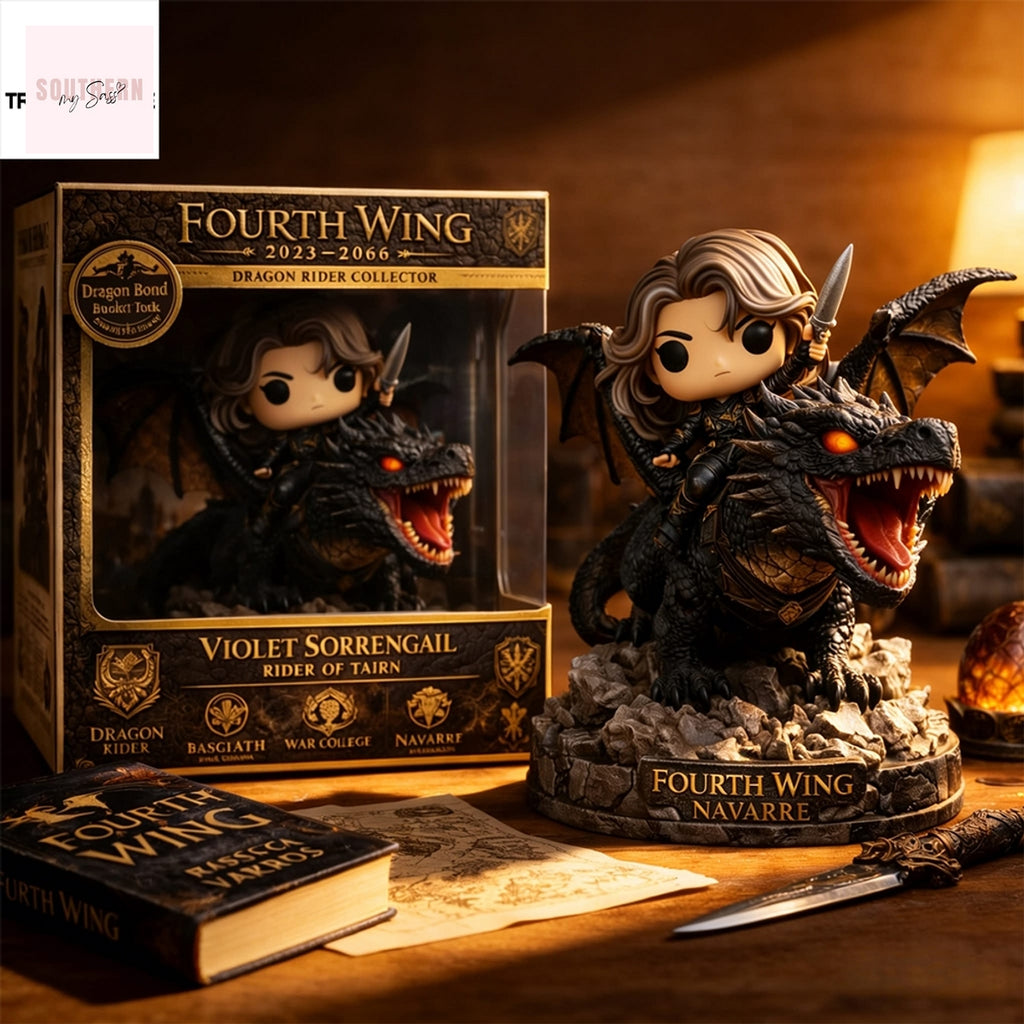 Fourth Wing Violet Sorrengail Rider of Tairn Collector Pop Figure Doll