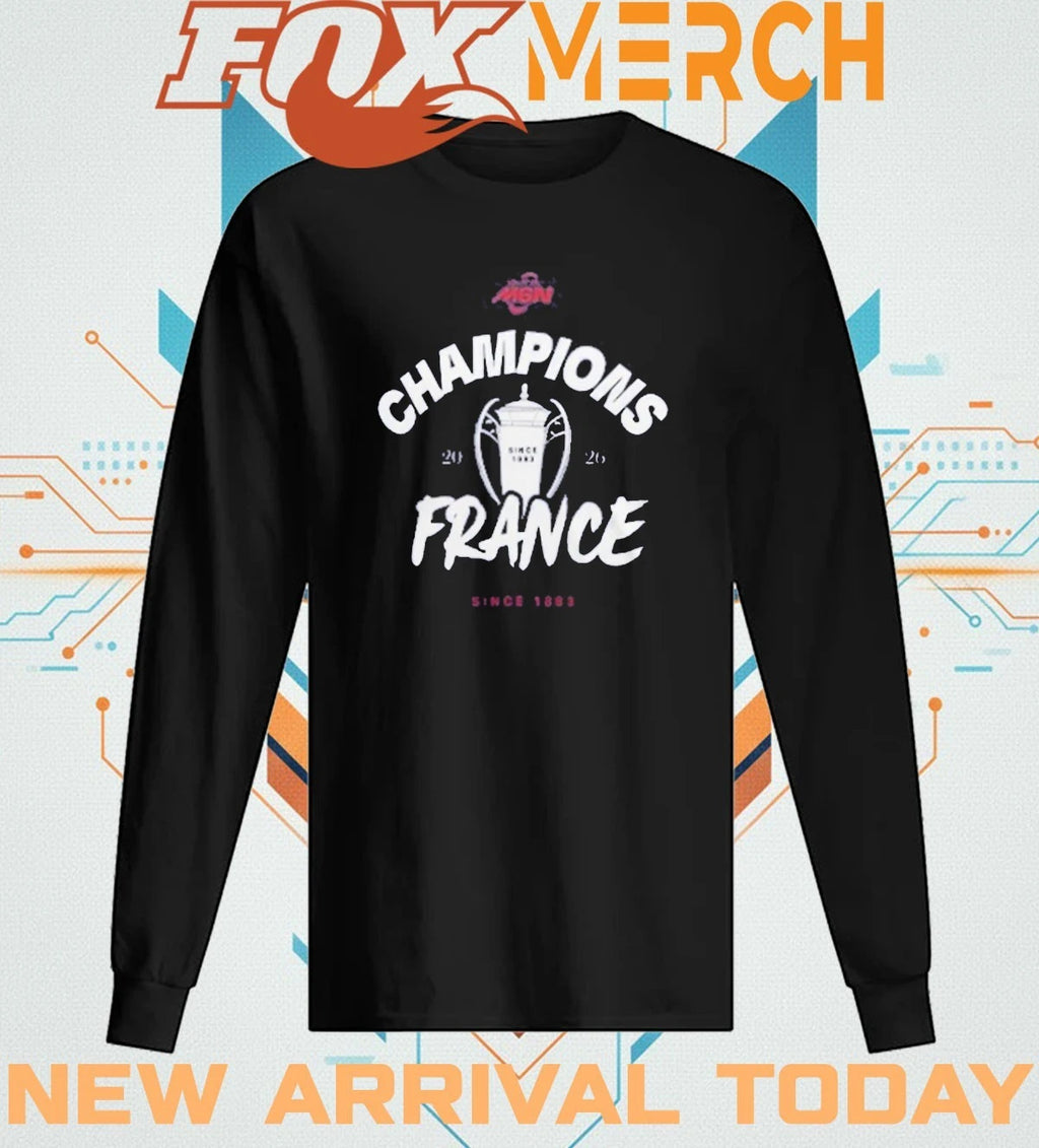 France Rugby Guinness Men’s Six Nations Champions t-shirt