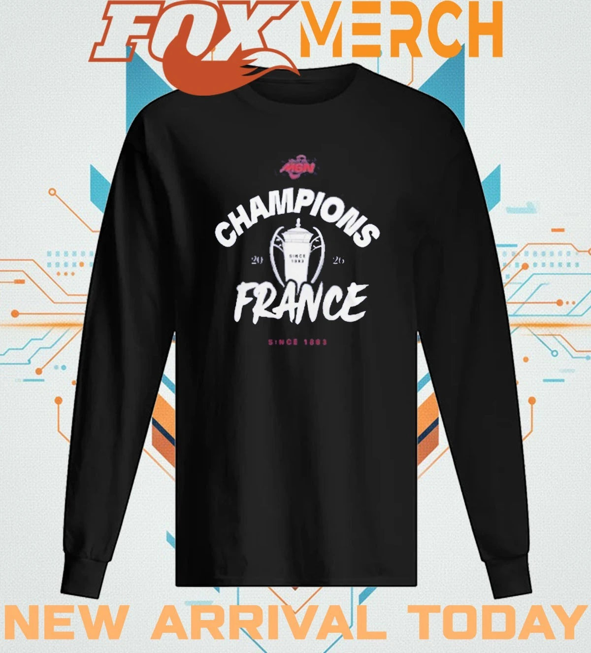 France Rugby Guinness Men’s Six Nations Champions t-shirt