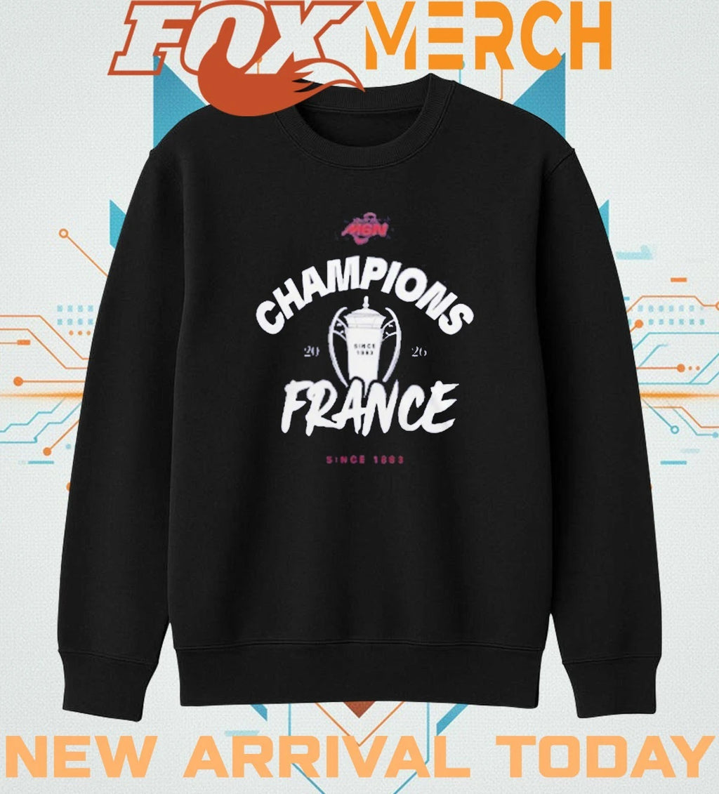 France Rugby Guinness Men’s Six Nations Champions t-shirt