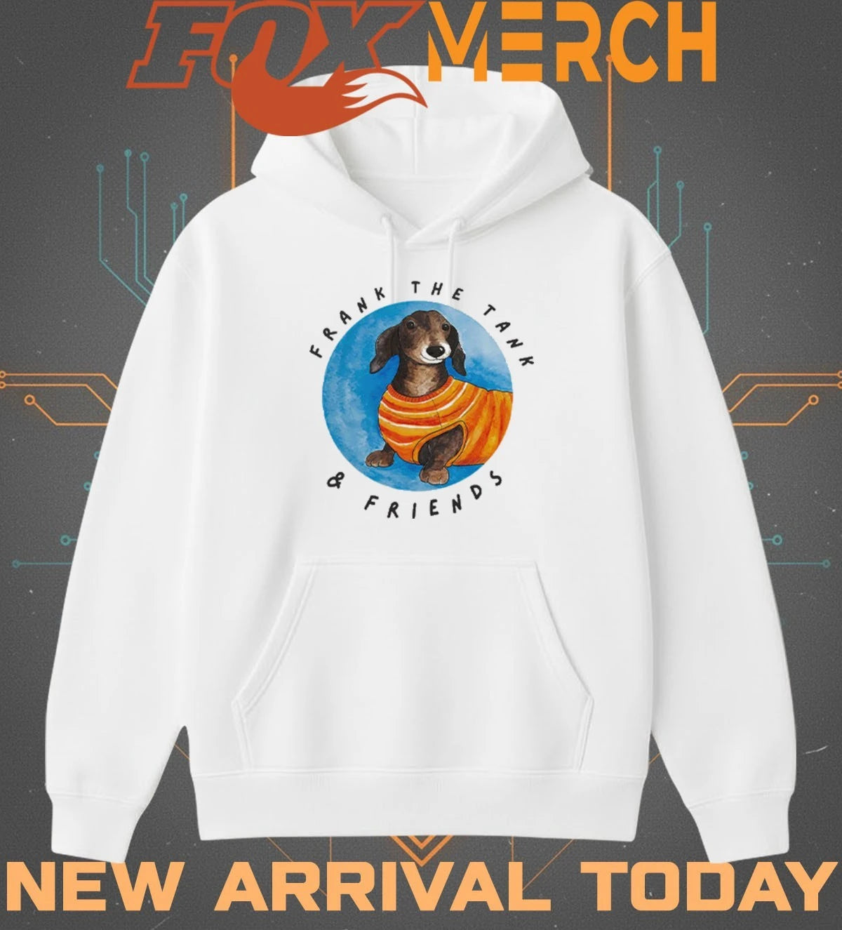 Frank the tank and friends dachshund t-shirt