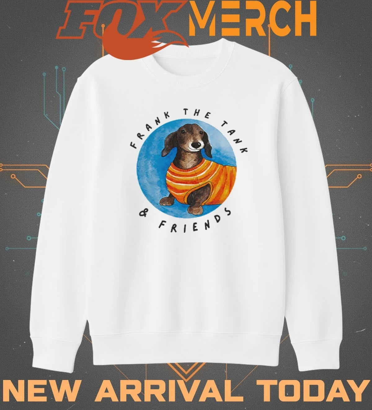 Frank the tank and friends dachshund t-shirt