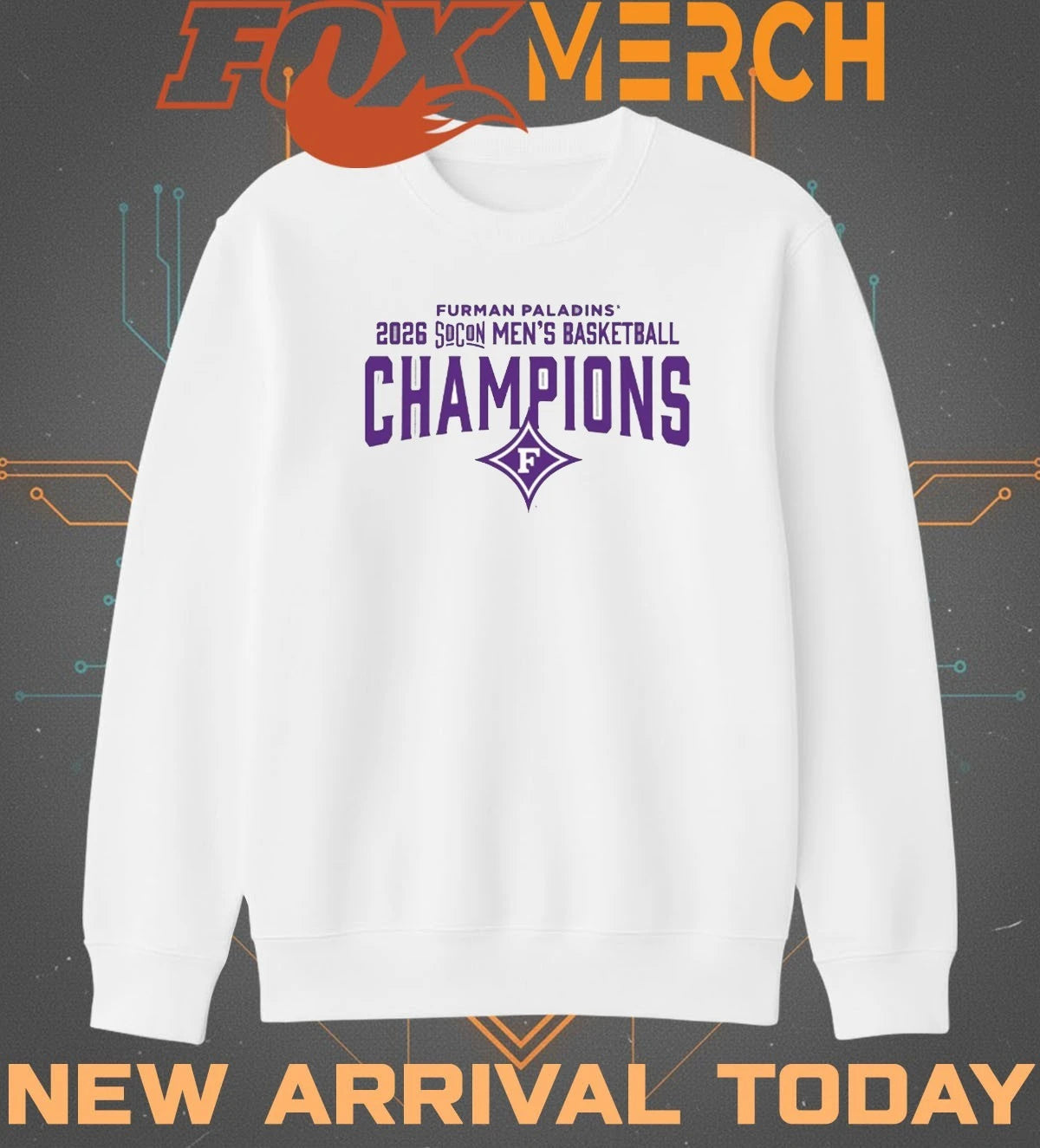 Furman University Men’s Basketball 2026 SoCon Tournament Champions t-shirt