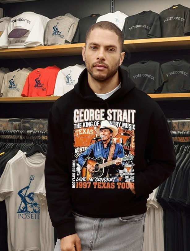 George Strait The King Of Country Music Concert May 15 2026 Moody Center Austin TX NCAA Texas Longhorns 1997 Tour T-shirt