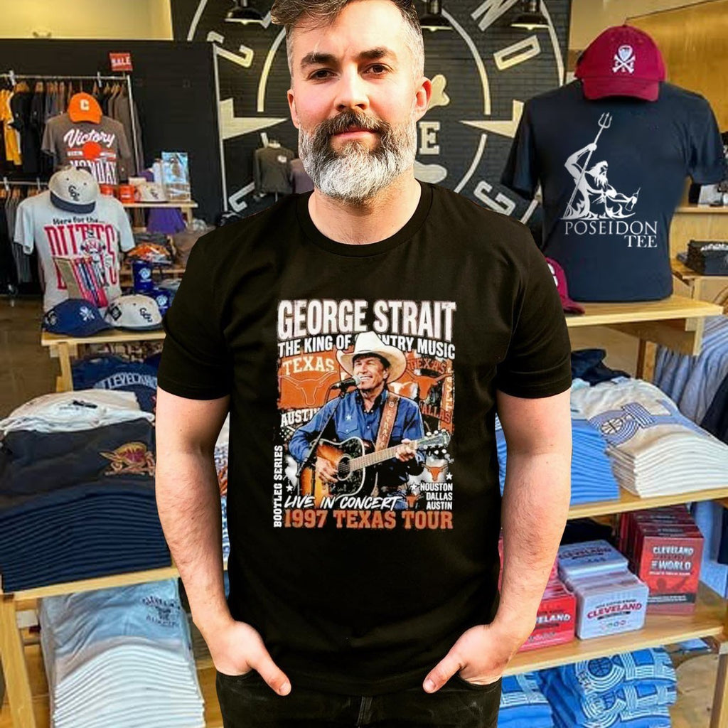 George Strait The King Of Country Music Concert May 15 2026 Moody Center Austin TX NCAA Texas Longhorns 1997 Tour T-shirt