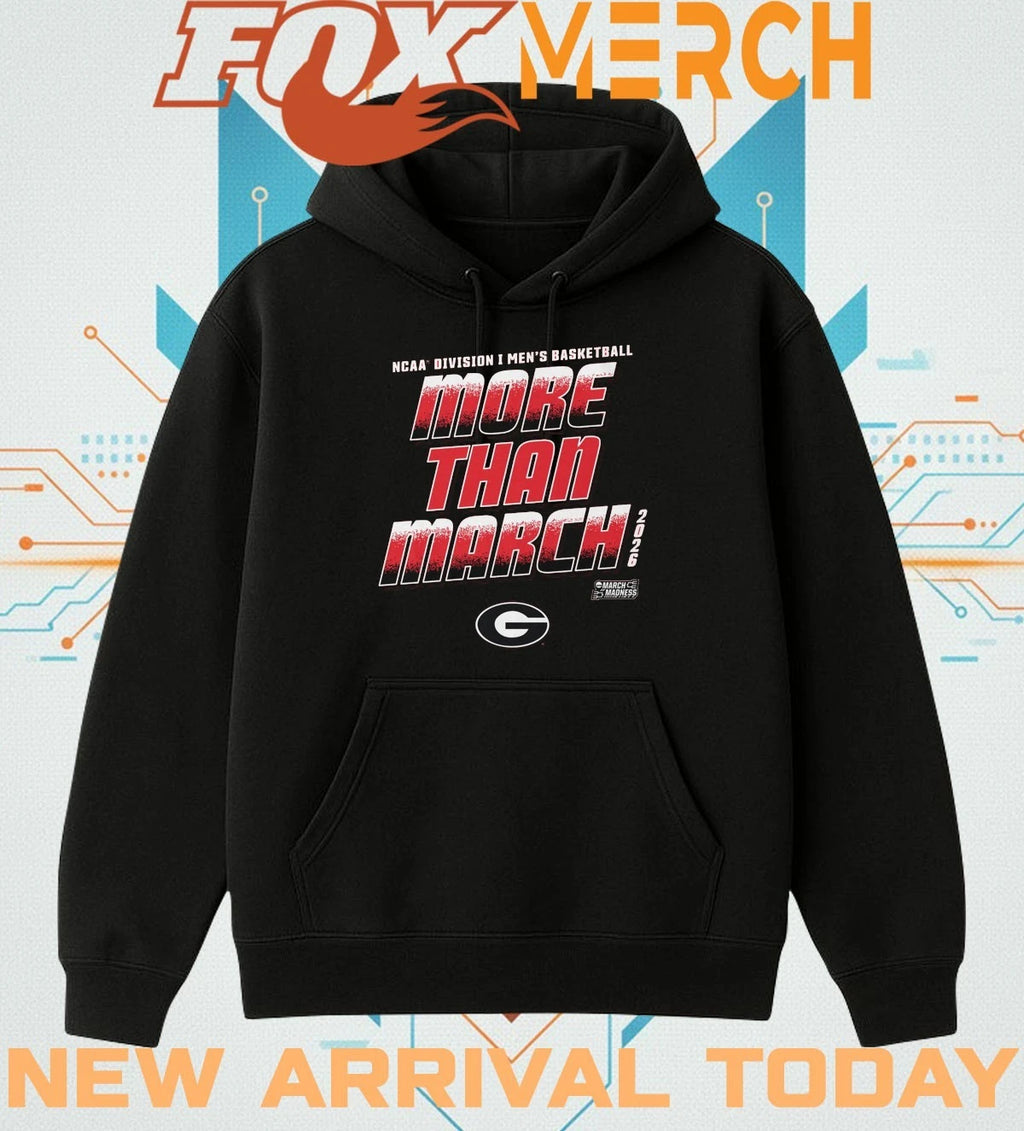 Georgia Bulldogs 2026 NCAA Division I Men’s Basketball More Than March Madness t-shirt