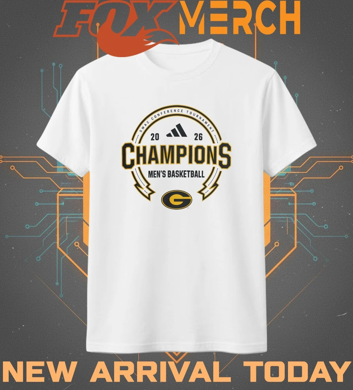 Georgia Bulldogs Men’s Basketball 2026 Swac Conference Tournament Champions t-shirt