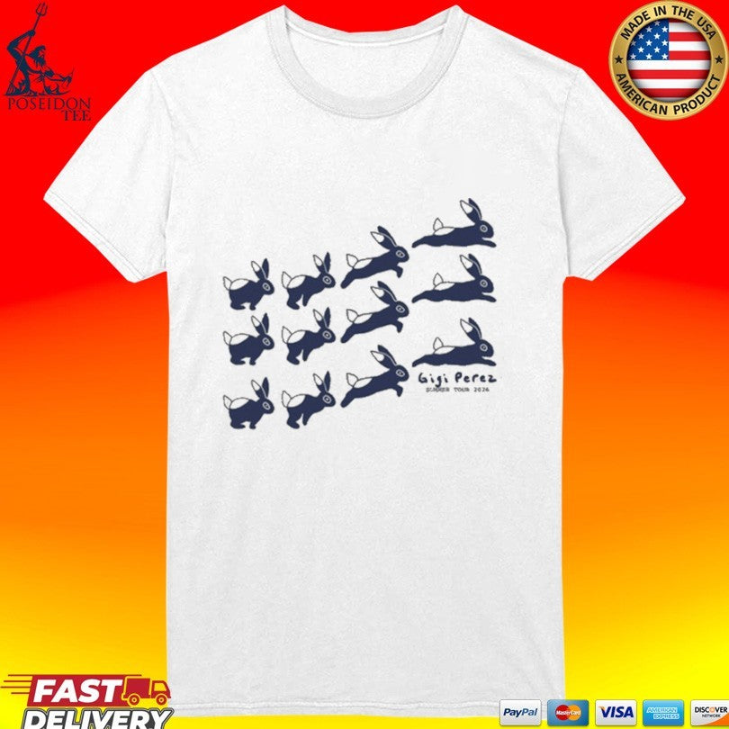 Gigi Perez Bunnies Summer Tour 2026 T-shirt