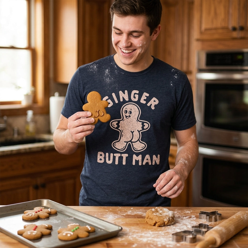 Ginger Butt Man Men's T Shirt