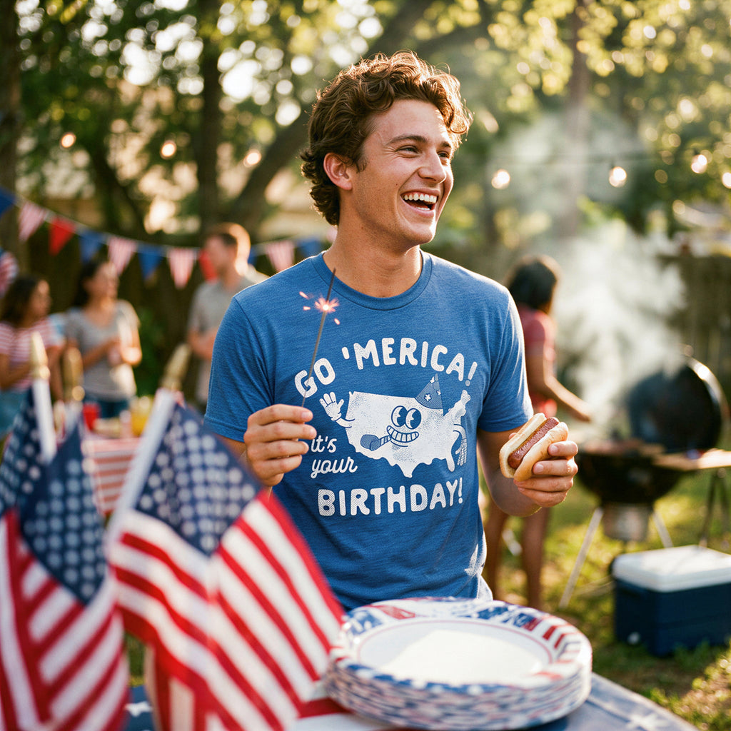 Go Merica Its Your Birthday Men's T Shirt