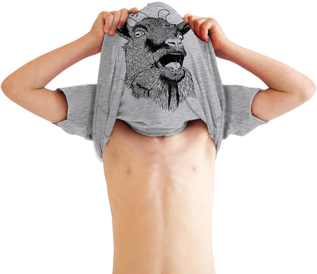 Ask Me About My Goat Flip Youth T Shirt