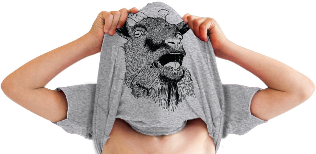 Ask Me About My Goat Flip Youth T Shirt
