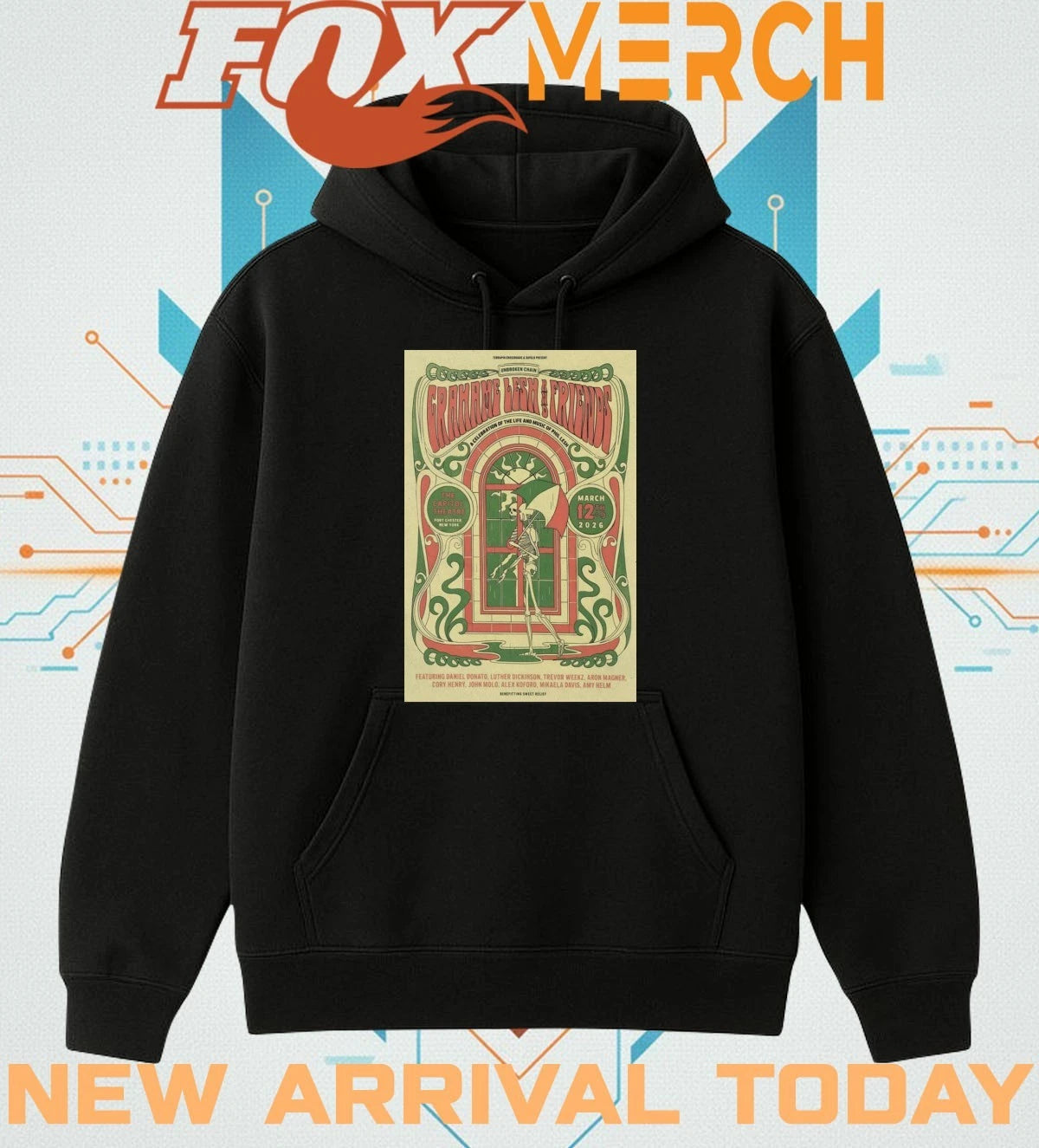 Grahame Lesh and Friends march 12 2026 The Capitol Theatre Port Chester, NY poster t-shirt