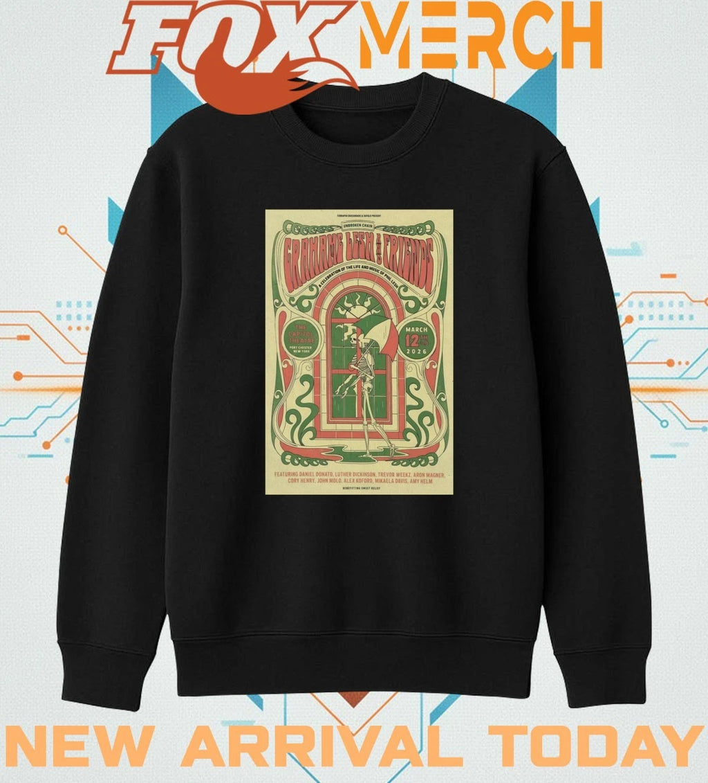Grahame Lesh and Friends march 12 2026 The Capitol Theatre Port Chester, NY poster t-shirt