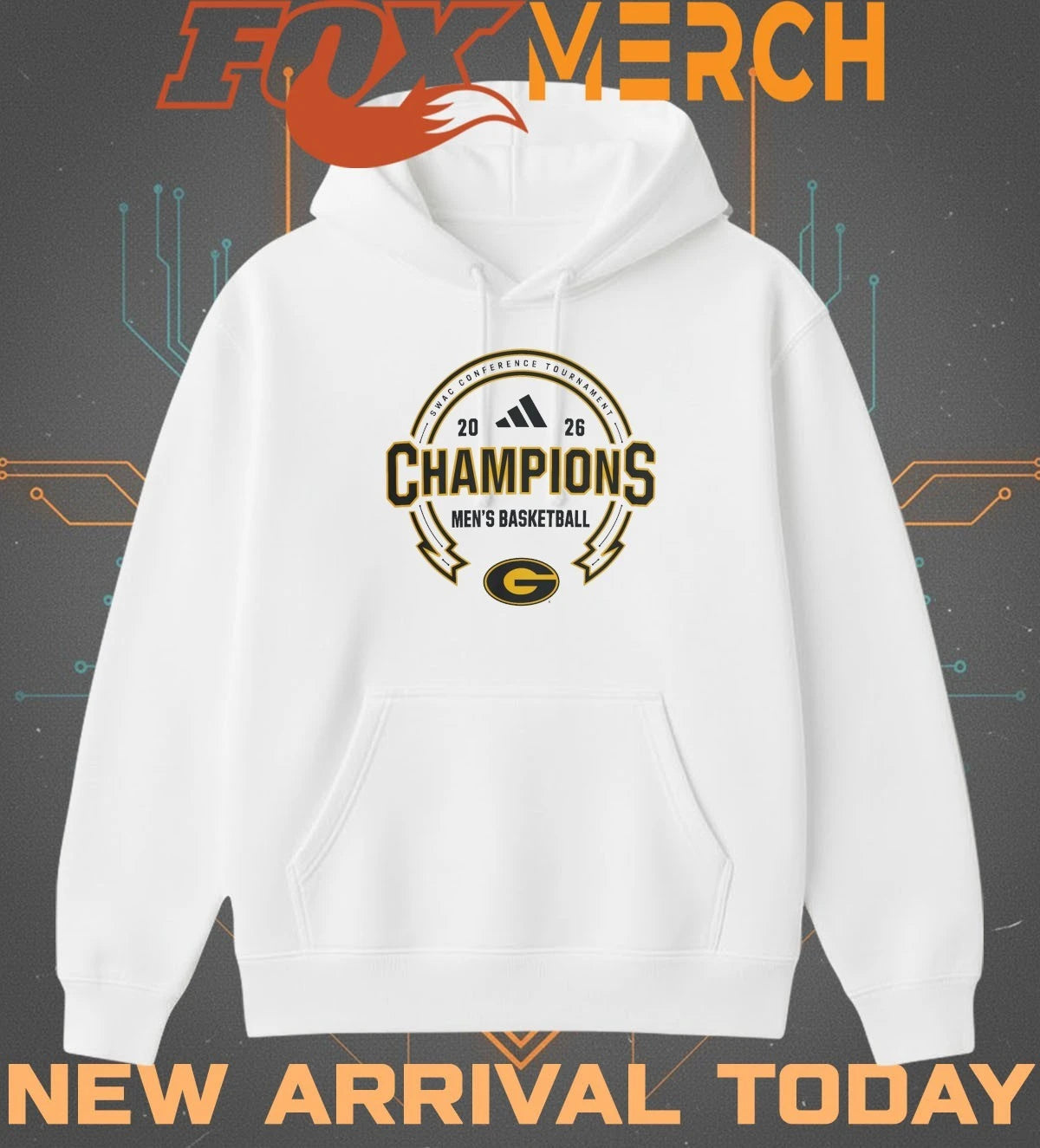 Grambling Tigers Men’s Basketball 2026 SWAC Conference Tournament Champions t-shirt