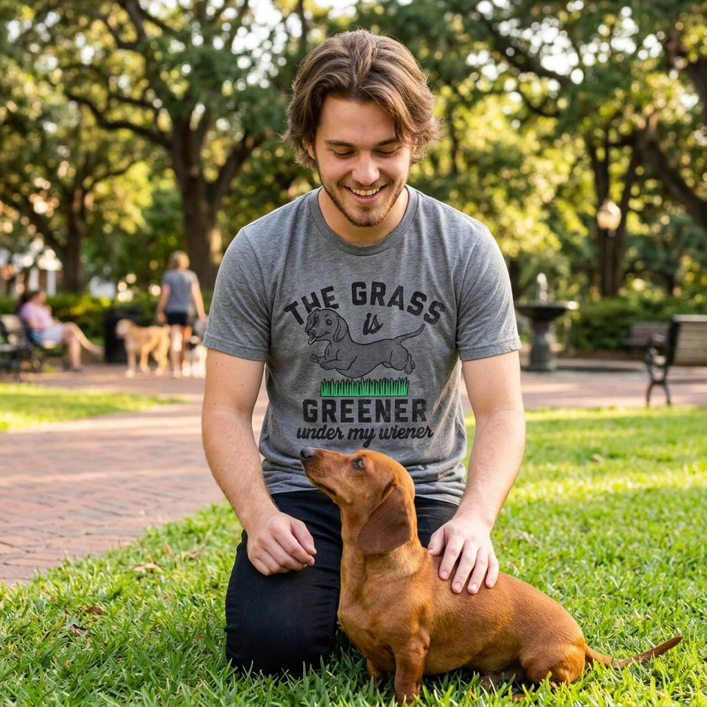 The Grass Is Greener Under My Wiener Men's T Shirt