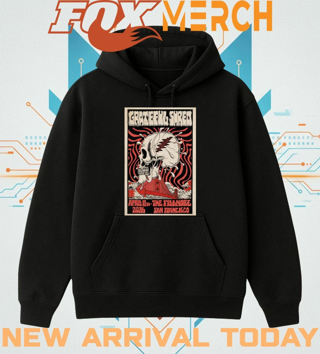 Grateful Shred The Fillmore San Francisco, CA 04.18.2026 poster t-shirt