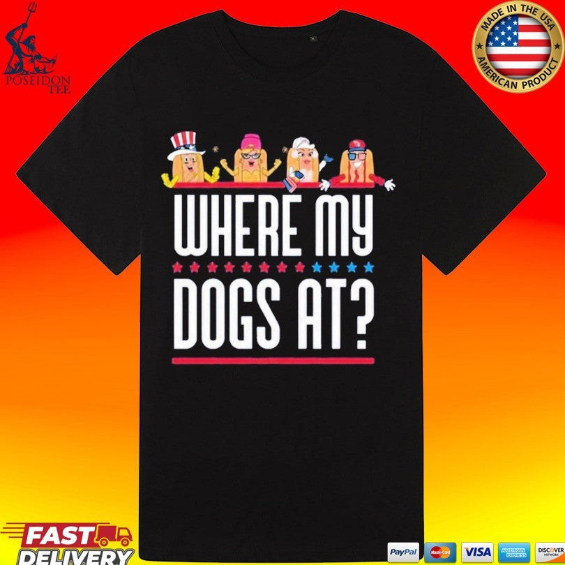 Guardians Where My Dogs At T-shirt