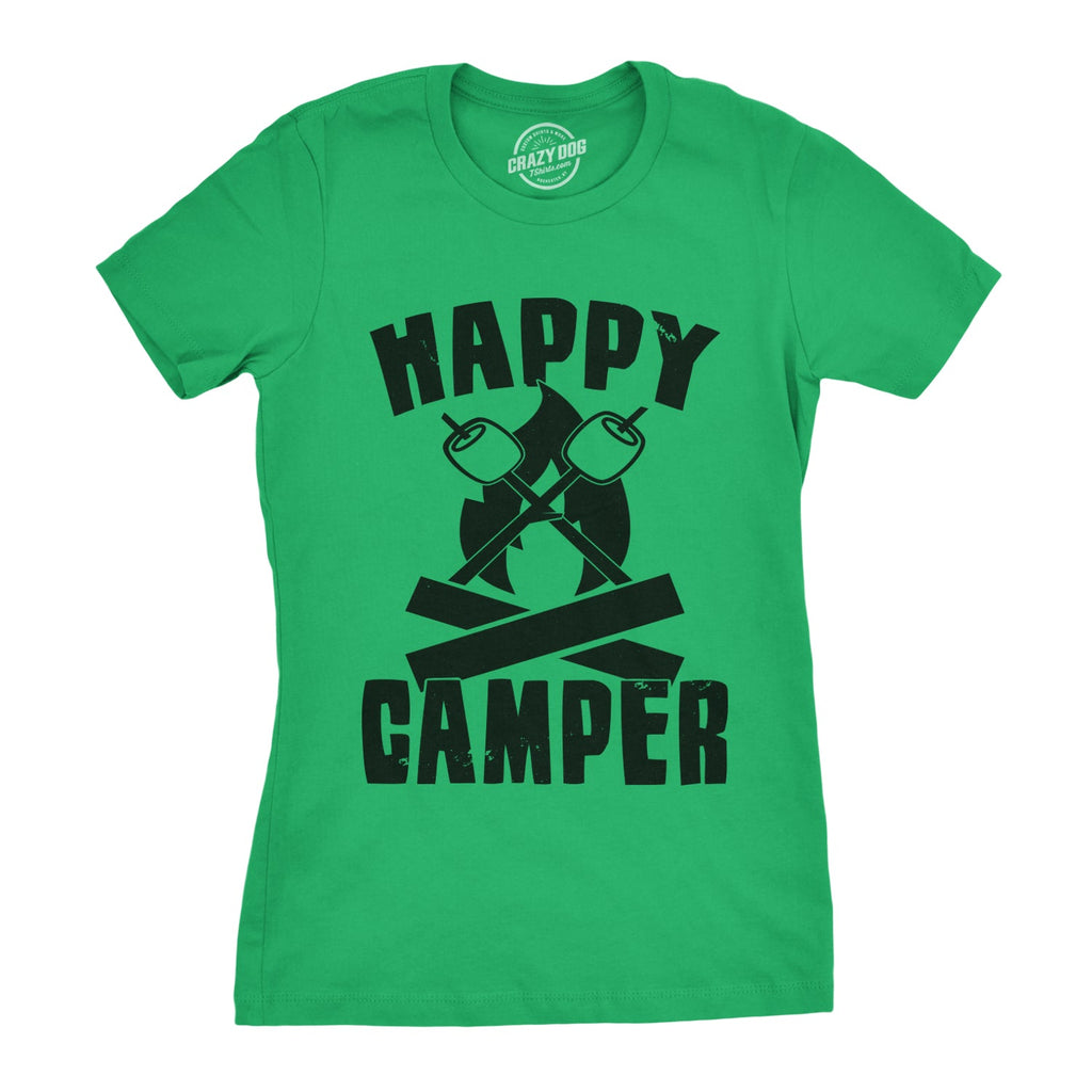 Happy Camper Womens Tee Women's T Shirt
