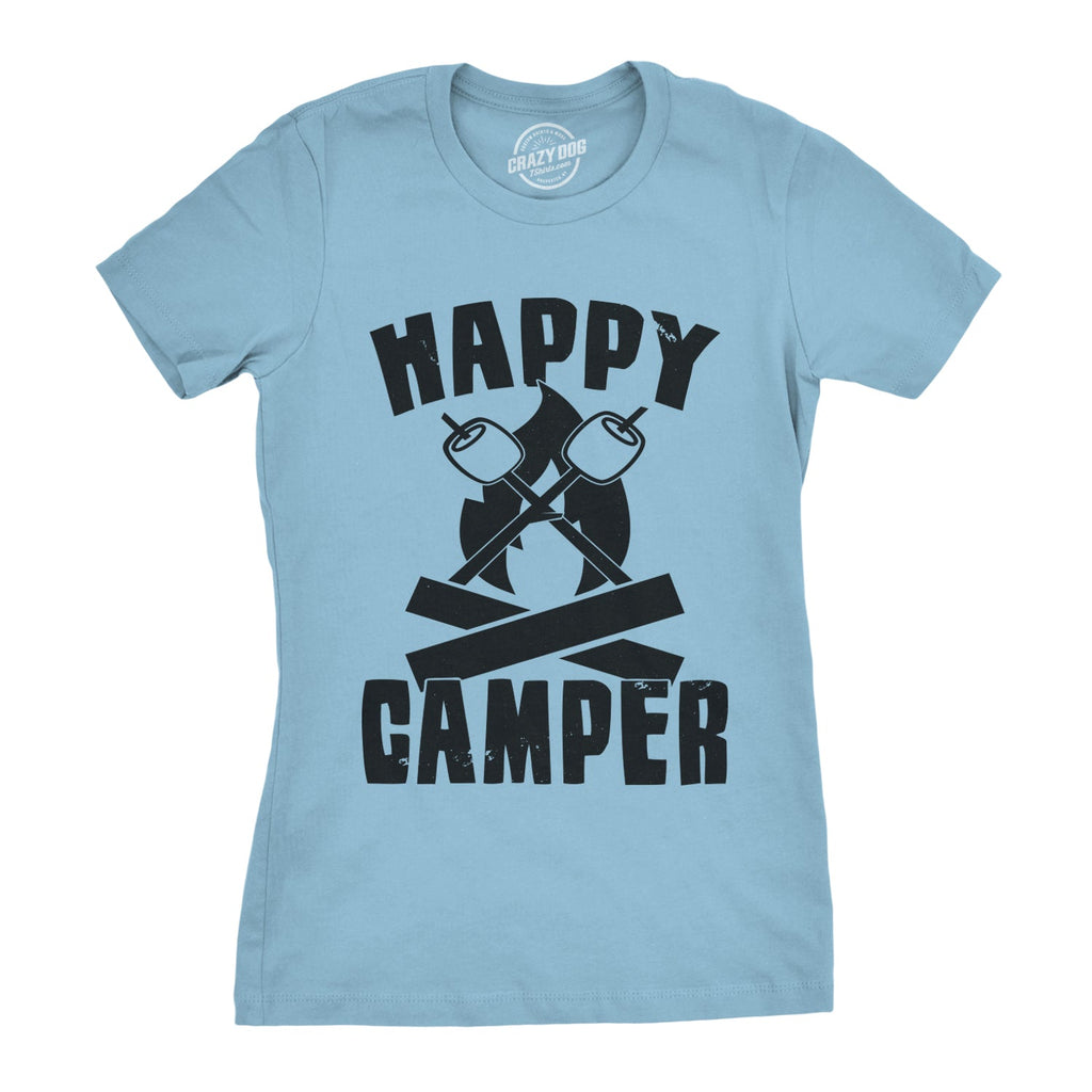 Happy Camper Womens Tee Women's T Shirt