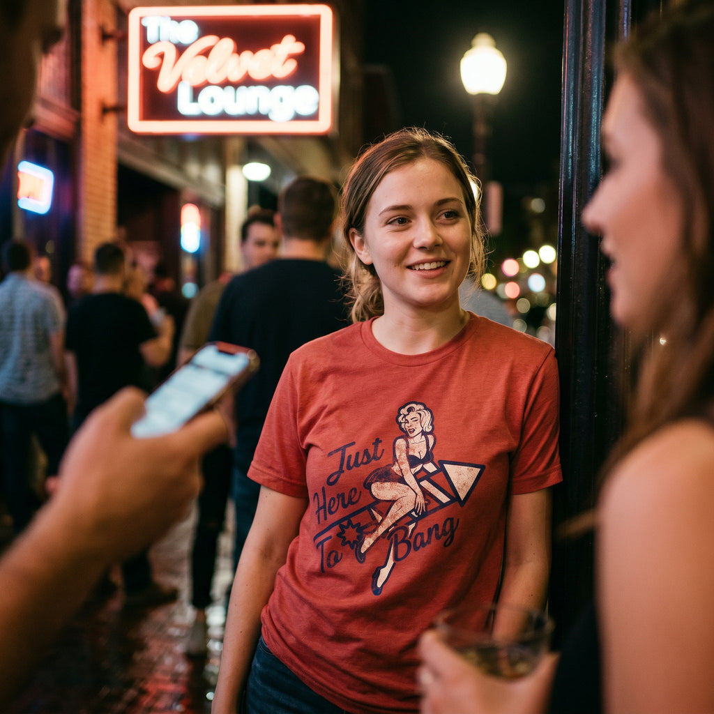 Here To Bang Women's T Shirt