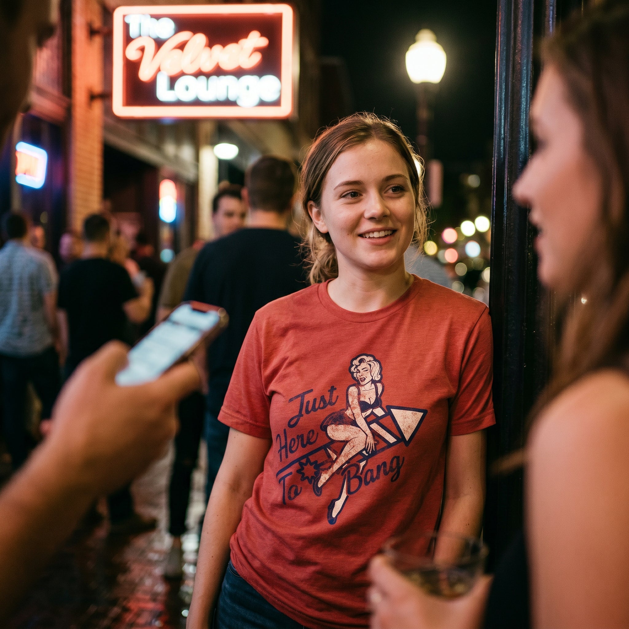 Here To Bang Women's T Shirt