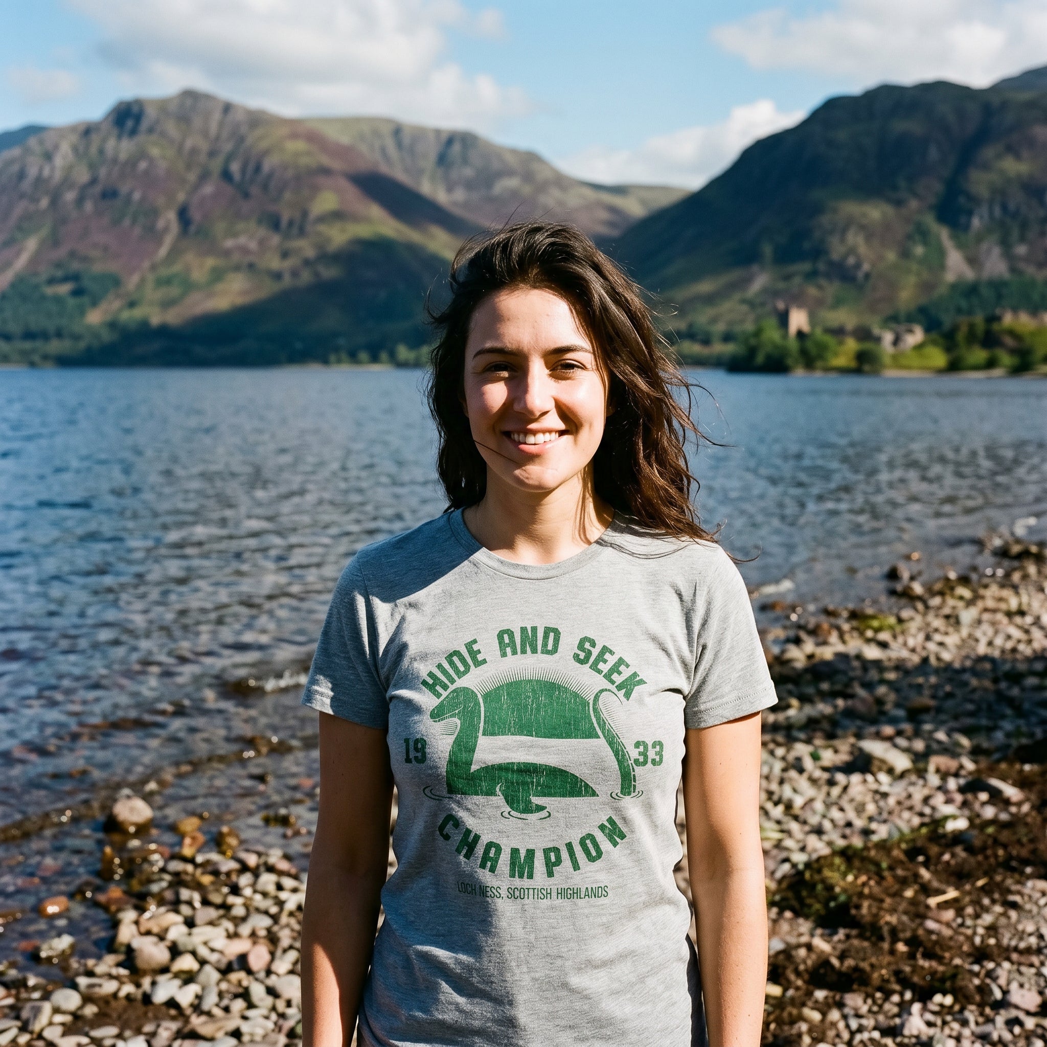 Loch Ness Hide And Seek Champion Women's T Shirt