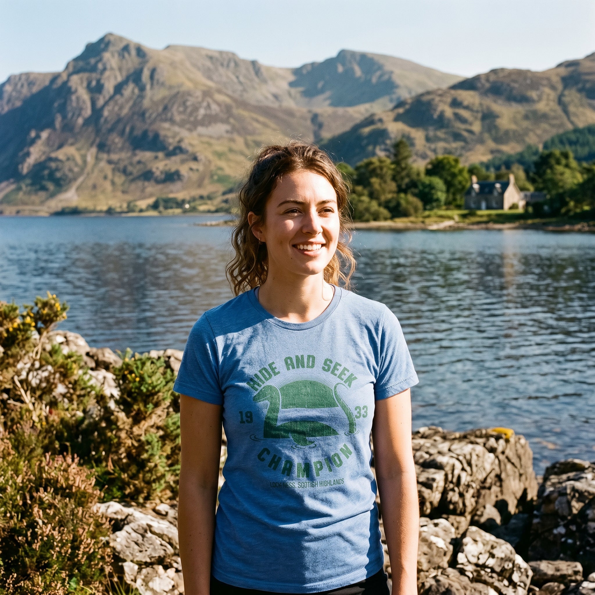 Loch Ness Hide And Seek Champion Women's T Shirt
